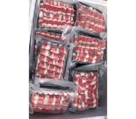 Thịt ba chỉ bò cuộn nhập khẩu